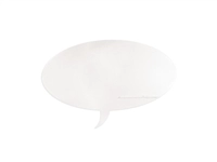 Een Whiteboard Skinshape Talk 75x115cm wit gelakt koop je bij Meubels and More