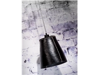 Een Hanglamp Amazon recycled autoband enkel kap h.26xdia.26cm zwart L koop je bij Meubels and More