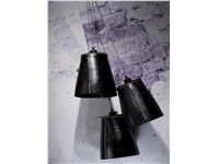 Een Hanglamp Amazon recycled autoband 3-kap h.26xdia.26cm zwart L koop je bij Meubels and More