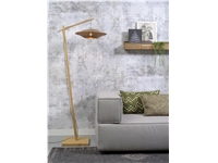 Een Vloerlamp Bali bamboe nat h.176cm kap dia.44x12cm naturel zwart M koop je bij Meubels and More