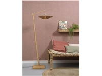 Een Vloerlamp Bali bamboe nat h.176cm kap dia.44x12cm naturel zwart M koop je bij Meubels and More