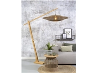 Een Vloerlamp Bali bamboe nat h.207cm kap 87x20cm zw. nat.L koop je bij Meubels and More