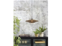 Een Hanglamp Bali bamboe horiz 60x15cm zwart naturel M koop je bij Meubels and More