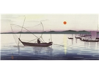 Een Wanddecoratie Land of the Rising Sun 011 98x48cm Forex met blanke lijst koop je bij Meubels and More