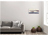 Een Wanddecoratie Land of the Rising Sun 011 98x48cm Forex met blanke lijst koop je bij Meubels and More