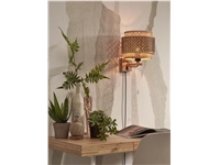 Een Wandlamp Bhutan bamboe nat. kap dia.25xh.20cm zw naturel koop je bij Meubels and More