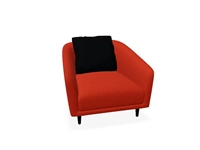 Loungestoel boom stof Camira Xtreme met los kussen