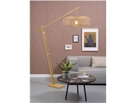 Een Vloerlamp Bromo bamboe nat.h.207cm kap 60x18cm nat L koop je bij Meubels and More