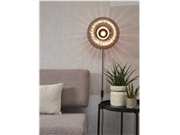 Een Wandlamp glas Brussels rond dia.27x14cm antraciet koop je bij Meubels and More