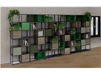 Een Flexwall inbouw opbergelement 115x36x40cm met 1-vak volledig open koop je bij Meubels and More