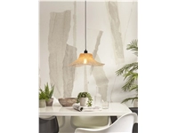 Een Hanglamp Ibiza bamboe wavy dia.50xh.15cm naturel S koop je bij Meubels and More