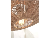 Een Hanglamp Iguazu jute schijf S dia.40xh.12cm naturel koop je bij Meubels and More