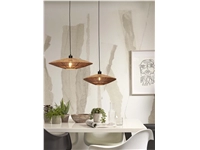 Een Hanglamp Iguazu jute schijf L dia.55xh.14cm naturel koop je bij Meubels and More