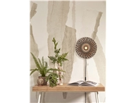 Een Wandlamp Kalimantan XS bamboe dia.30x8cm zw naturel koop je bij Meubels and More