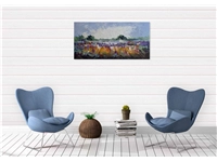 Een Wanddecoratie Escaping the Background 140x70cm Olieverf koop je bij Meubels and More