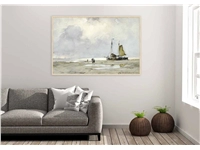 Een Wanddecoratie Art Facsimile 008 148x98cm Forex met blanke lijst koop je bij Meubels and More