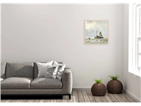 Een Wanddecoratie Art Facsimile 008 74x74cm Forex met blanke lijst koop je bij Meubels and More