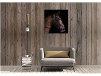 Een Wanddecoratie At the Farm 001 74x74cm Dibond wit koop je bij Meubels and More