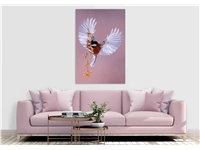 Een Wanddecoratie Bright Wings 020 98x148cm Dibond wit koop je bij Meubels and More