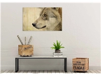 Een Wanddecoratie European Wildlife 002 118x70cm Hout met leren lussen koop je bij Meubels and More