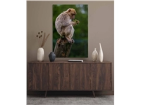 Een Wanddecoratie Wildlife 018 98x148cm Dibond wit koop je bij Meubels and More