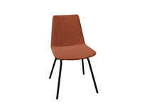 stoel Lyon 4-poot zwart stof Camira Xtreme