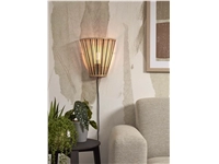 Een Wandlamp Merapi bamboe tapered 30xh.30cm zw nat. koop je bij Meubels and More