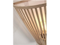 Een Wandlamp Merapi bamboe tapered 30xh.30cm naturel koop je bij Meubels and More