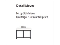 Een Bespreek- en lunchtafel Move met frame op 4 wielen bladhoogte 90cm koop je bij Meubels and More