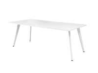 Een Vergadertafel Real rechtblad 120-200cm op 4 poten koop je bij Meubels and More