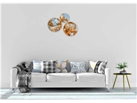 Een Wanddecoratie Art of Nature 022 70x70cm Pure Metal koop je bij Meubels and More