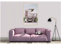 Een Wanddecoratie Summer Time 012 98x148cm Forex met blanke lijst koop je bij Meubels and More