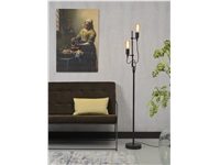 Een Vloerlamp ijzer Seattle h.152xb.23cm verstelbaar zwart koop je bij Meubels and More