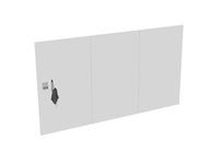 Een Sharp Wall whiteboard of krijtbord rechte hoek witte rand magnetische montage koop je bij Meubels and More