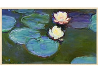 Een Wanddecoratie The Water Lily by Claude Monet 118x70cm Forex met blanke lijst koop je bij Meubels and More