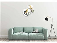 Een Wanddecoratie Bright Wings 027 Set Pure Metal koop je bij Meubels and More