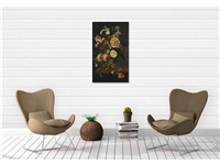 Een Wanddecoratie Still Life with Flowers by Jacob van Walscapelle 70x118cm Dibond wit koop je bij Meubels and More