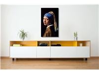 Een Wanddecoratie Girl with a Pearl Earring by Johannes Vermeer 70x118cm Dibond wit koop je bij Meubels and More