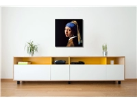 Een Wanddecoratie Girl with a Pearl Earring by Johannes Vermeer 74x74cm Dibond wit koop je bij Meubels and More