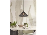 Een Hanglamp Tahiti bamboe dia. 45xh.20cm zwart koop je bij Meubels and More