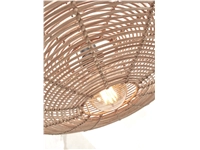 Een Vloerlamp Tanami S bamboe nat h.150cm schijf dia. 40xh.10cm rotan nat. koop je bij Meubels and More