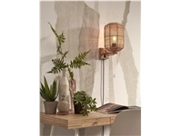 Een Wandlamp Tanami rotan koker S dia.18xh.25cm naturel koop je bij Meubels and More