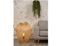 Een Vloerlamp Tuvalu bamboe dia.60xh.71cm naturel L koop je bij Meubels and More