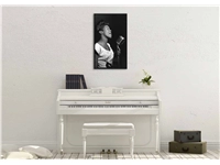 Een Wanddecoratie Music 002 70x118cm Forex met zwarte lijst koop je bij Meubels and More