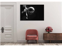 Een Wanddecoratie Music 005 148x98cm Forex met zwarte lijst koop je bij Meubels and More