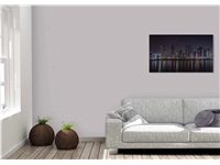 Een Wanddecoratie Rhythm of the City 003 118x70cm RVS koop je bij Meubels and More