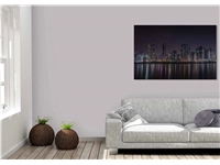 Een Wanddecoratie Rhythm of the City 003 148x98cm RVS koop je bij Meubels and More