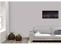 Een Wanddecoratie Rhythm of the City 003 98x48cm RVS koop je bij Meubels and More