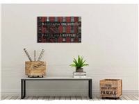 Een Wanddecoratie Rhythm of the City 012 118x70cm RVS koop je bij Meubels and More