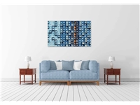 Een Wanddecoratie Rhythm of the City 016 118x70cm Dibond wit koop je bij Meubels and More